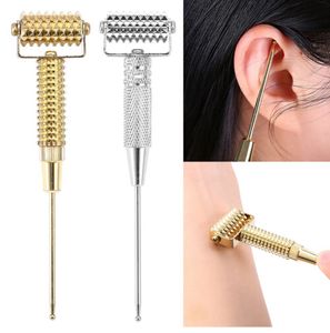 Face Massager Ear Acupoints Probe Acupuncture Points Needle Probe Facial Tightening Slimming Spring Roller Double Chin Removal
