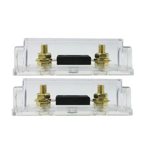 2 PCS 30A 60A 100A 200A 250A Большой встроенный вилочный предохранитель ANL с 2 шт. ANL Держатель предохранителя для автомобильной лодки