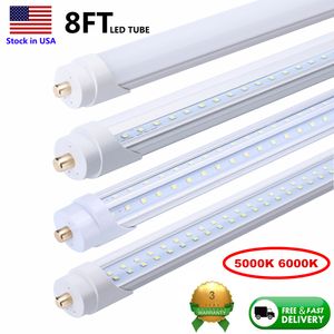 8 Ayak LED Işıklar, F96T12 8ft LED ampuller Floresan Değiştirme, T8 T10 T12 96 