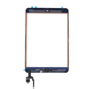 OEM AAAA Touch Painel Substituição para iPad Mini 3 Touch Screen Digitizer Montagem Botão Início Home Cabo Flex + IC + Adesivo Adesivo