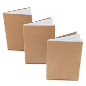 Kraft Paper Notebook boş not defter kitabı vintage yumuşak kopya defteri günlük notlar kraft kapak dergisi dizüstü bilgisayarlar