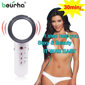 1 Set Weight Lose Ems Ultrasound Cavitation Anti Cellulite Slimming Product Massager Body Face Fat Burnning Anti-wrinkle Tight SH190727