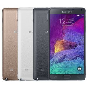 Orijinal Yenilenmiş Samsung Galaxy Not 4 N910A N910T 5.7 inç 3GB RAM 32GB ROM 4G FDD-LTE 16.0m Cep Telefonu