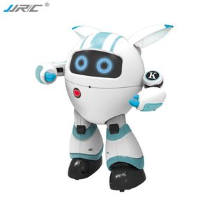 JJRC R14 Пульт дистанционного управления сопровождающий робот, игрушечные игрушки раннего образования, пение танцы и рассказывают историю, программируемо, для вечеринки Рождественский ребенок день рождения подарок