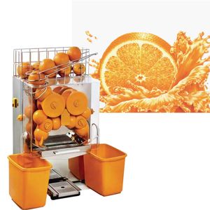 2023 Горячая коммерческая автоматическая апельсиновая лимонная цитрусовая соковыжималка из нержавеющей стали Промышленная сжимания автоматическая апельсиновая машина
