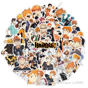 52 шт. / Лот Оптом Мультфильм Аниме Haikyuu Симпатичные Наклейки Для Детских Игрушек Ноутбук Гитара Ноутбук Холодильник Чемодан Скейтборд Наклейки