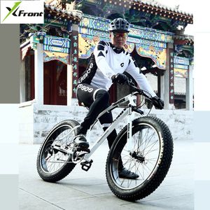 Yeni Montain Bisiklet Karbon Çelik Çerçeve 4.0 İnç Genişlik Lastik 27 Hızlı Çift Disk Fren Açık Hava Spor Plajı Kar MTB Bisiklet