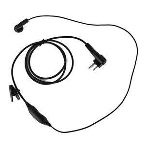 Yeni 2-Pin PTT / VOX Anahtarı Kulaklık Kulaklık Walkie Talkie Kulaklık Motorola Radyo için En Iyi Telsiz CB Radyo Comunicador Kulaklık
