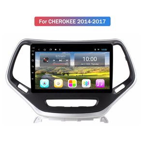 Dokunmatik Ekran Araba Çalar Video 10 Inç DVD Android Navigasyon Multimedya Radyo Jeep Cherokee 2014-2017