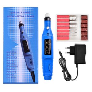 Mini electric grinder drilling and milling cutter gel nail removal drill manicure machine rotation tool kit