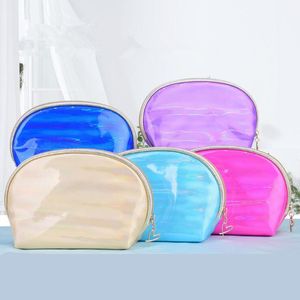 Borse cosmetiche da donna di moda Borse da viaggio con lettere di design laser Borsa da viaggio femminile Borsa da viaggio impermeabile in gelatina Borse da trucco in PVC Borse da toilette Spedizione gratuita