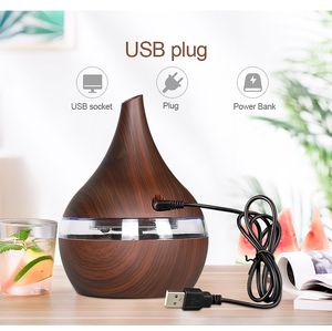 Illuminazione per aromaterapia pittura cinese creativa Umidificatore per auto da casa USB da 300 ml Muto per ufficio Mini purificatore d'aria Diffusore di aromi