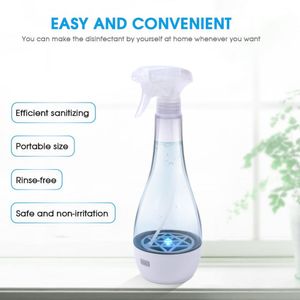 Вода-Making-машина-генератор для дезинфекции спрей-бутылки Стерилизация гипохлорит воды Машина Spray Bottle