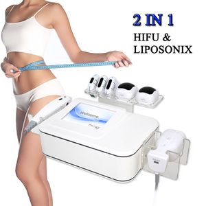 Liposonix Vücut Zayıflama Makinesi Çift Çene Kaldırma HIFU Cilt Bakımı Anti Aging Cihazı Yüz Kırışıklık Sökücü Makineleri