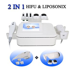 Liposonix Gövde Şekli Zayıflama Makinesi Ultrason HIFU Kırışıklık Temizleme Ekipmanları Göz Yüz Cilt Gençleştirme Güzellik Cihazı