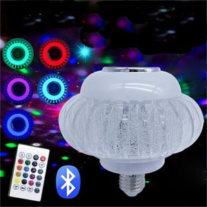 Nuova vendita calda bluetooth lanterna colorata telecomando audio RGB ha condotto la lampadina illuminazione casa intelligente atmosfera lampada luci a led