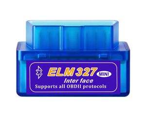 Слесарь поставляет Super Mini ELM327 Bluetooth v2.1 OBD2 CAR Diagnostic Tool Elm 327 Bluetooth 4.0 для Android/Symbian OBDII протокол