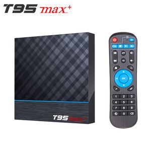 T95 MAX PLUS 4GB 32GB Android 9.0 Smart TV Box Amlogic S905X3 2.4G/5G WiFi Bluetooth 4K UHD Set Top Box