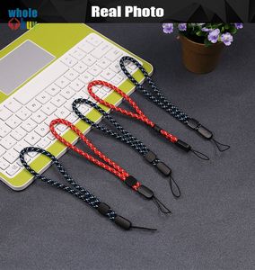 2000pcs / lot Yüksek dereceli Basit Moda Cep Telefonu İpi Genel Kısa Bilek Halat Dijital Kamera Self Timer Kol Kısa Lanyard ayarlayın