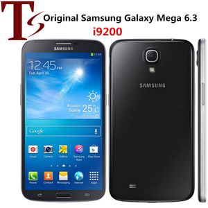 Восстановленная оригинальная Samsung Galaxy Mega 6.3 I9200 6.3 'Двойное ядро ​​1.5 ГБ ОЗУ 16 ГБ РЗМ 8 МП 3G Разблокированный смартфон