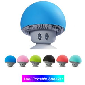 Мини Mushroom Bluetooth Speaker Wireless Stereo Музыка Динамики для смартфонов с микрофоном телефона Подставка Громкоговоритель для Iphone 11 андроида