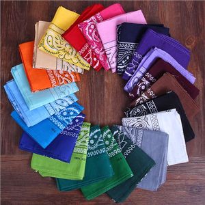 20 cores poliéster Magia lenço ao ar livre Riding Hood Amoeba Padrão Bandanas Paisley toalha de rosto Multifuction Chefe Bandanas M011E