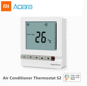 Xiaomi Aqara Eigenstone Akıllı Klima Termostatı S2 Merkezi Klima Fan Sıcaklık Kontrolü için Soğutma Isıtma
