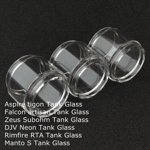 Fat Extend Expansion Pyrex Bubble Запасная лампа Стеклянная трубка для Tigon Falcon Artisan Zeus Sub Ohm DJV Neon Rimfire RTA Manto S Tank DHL