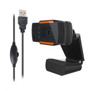 Webcam Full HD 480P USB Video Gamer Câmera para Portatile Laptop Computer Web Cam Informático Microfone