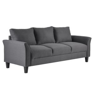 Modern Polyester-Blend 3-Piece Lounge Set, Sofa Set, Living Room Furniture Set, Foldable US Stock Fast Delivery