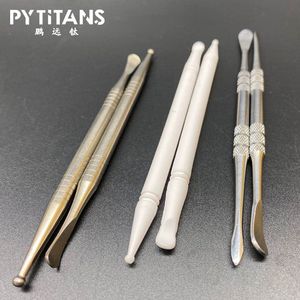 GR2 Titanyum Çivi Sigara Aksesuarları 110mm Dab Araçları balmumu dabber aracı atomizer paslanmaz çelik seramik