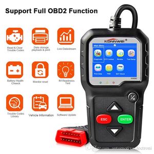 OBD2 Tarayıcı OBD CAR TANISTİK OTOMATİK TOOL Konnwei KW680 Net Hata Hata Kodlarını Oku Rusya OBD2 Otomotiv Tarayıcısı249p