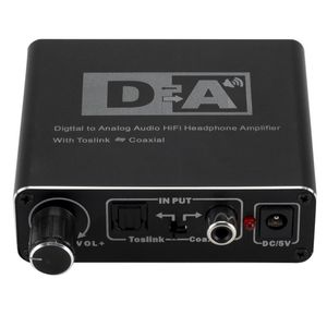 Caldecott DAC Dijital Analog Ses Dönüştürücü Optik Toslink Koaksiyel Toslinks İki Yönlü Anahtar RCA 3.5mm Jack