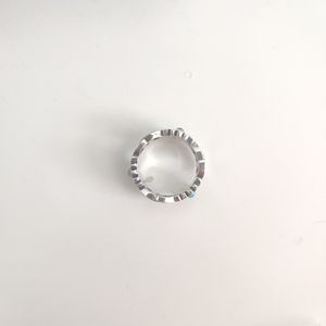 Yüksek kaliteli gümüş plaka yüzüğü nötr çiçek Ben desen GEM İnci Pear-of Pearl Ring moda yeni trend yüzük moda takı linka