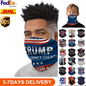 США STOCK Велоспорт Маска Шарф Unisex Бандан мотоцикл Магия шарфы Защитная платке шея Маска для лица Открытого Trump 2020 выборы