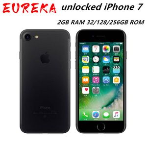 Unlocked Apple iPhone 7 4.7-inch Smartphone with 2GB RAM, 32/128/256GB ROM, LTE, iOS, IPS Display, No Touch ID