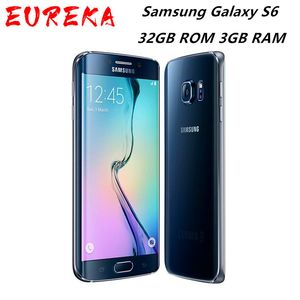 Orijinal Samsung Galaxy S6 G920A / T / V G920F Unlocked Cep Telefonu Octa Çekirdek 32 GB Rom 3GB RAM 16MP 5.1 
