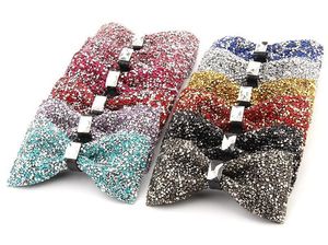 Мужская мода Sparkly Rhinestone Банкет Свадебный Bow Tie Алмазные бабочках Реальные фото В наличии Бесплатная доставка