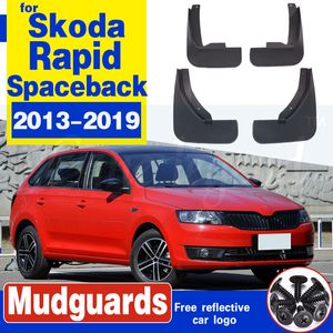 Mudflap for Skoda Rapid Spaceback Hatchback 2013~2019 Fender Mud Guard Splash Flap Mudguard Accessories 2014 2015 2016 2017 2018