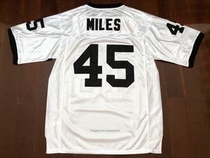 Bizden Gemi #Mens Boobie Miles #45 Permiyen Futbol Formaları Film Friday Gecesi Işıkları Dikişli Beyaz S-3XL Yüksek Kalite