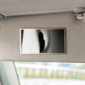 Araba Organizatör Sun Visor Shield Ayna HD Makyaj Aynası Iç Dekor için Smart 451 453 Fortwo Forfour Oto Aksesuarları