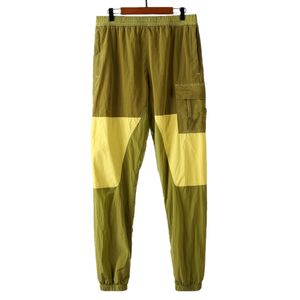 Calças de roupas masculinas estilo 2021SS primavera e outono nova marca de moda de nylon calças casuais masculinas leggings legging tendência esportiva sólida