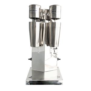 Liquidificador comercial doméstico 110 V/220 V em aço inoxidável com duas cabeças para milk-shake Mixer para coquetel de leite