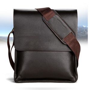 Высококачественные мужские портфель -портфель деловые сумки повседневные деловые кожа кожа мужской мессенджер пакет Vintage Mens Crossbod
