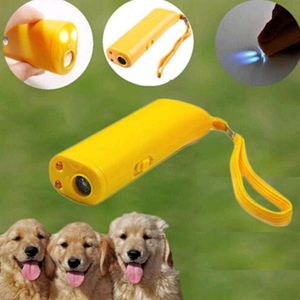 3 in 1 Ultrasonic LED Pet Dog Repeller Stop Bark Dog Training Trainer Device Anti Barking Flashlight SN1761