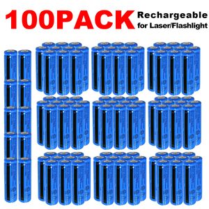 100 упаковок, 3000 мАч, перезаряжаемая батарея 18650, 3,7 В, высококачественные литий-ионные аккумуляторы BRC 18650, 3000 мАч для фонарика, лазера