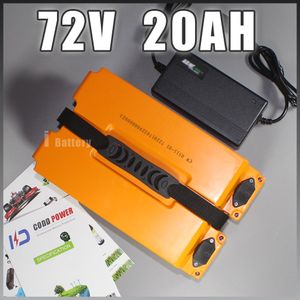 72V 20AH Li-iom pil Elektrikli bisiklet Battery scooter Pack, AB ABD Free Harç Vergiler