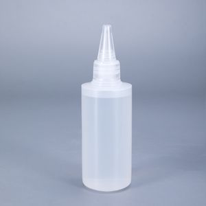 Empty dropper bottle BPA Free plastic squeeze bottle with Childproof Cap for oil paint Liquid Glue container