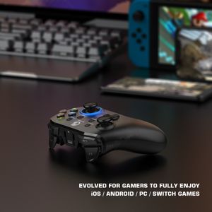 Nintendo Anahtarı / Android / iPhone / PC için Telefon Tutucu FreeShipping Kablosuz Bluetooth Game Controller Mobil Gamepad