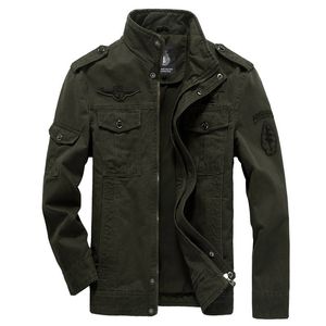 Pamuk askeri ceket erkekler Sonbahar bahar ceket askeri ma1 tarzı ordu ceketleri erkek marka erkek bombacı ceketleri artı boyut M-6XL 200919